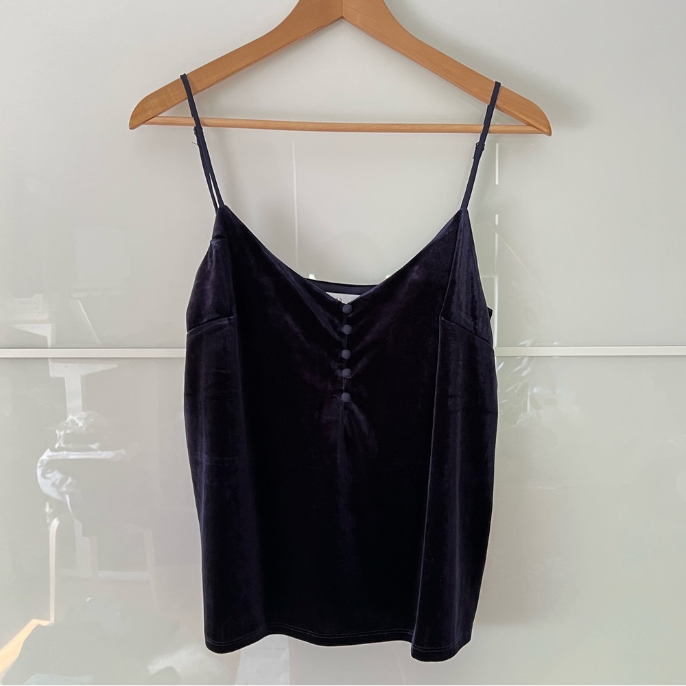 midnight baby velvet tank size S